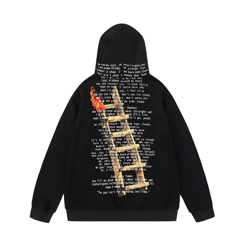 TS28 black hoodie