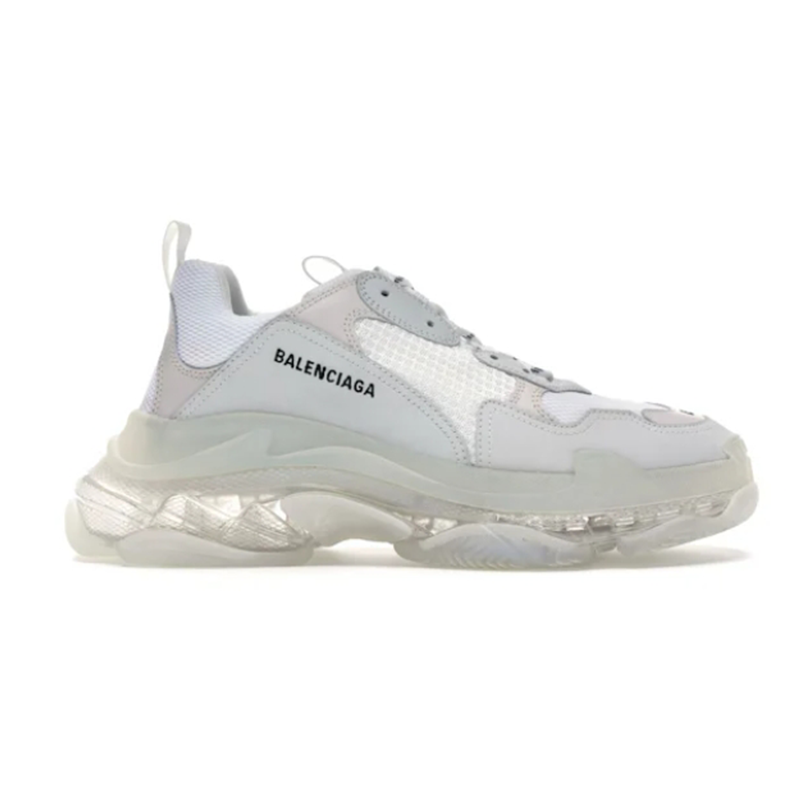 OK Triple S Clear Sole White Fashion sneakers www.yupooz.com - 2102475