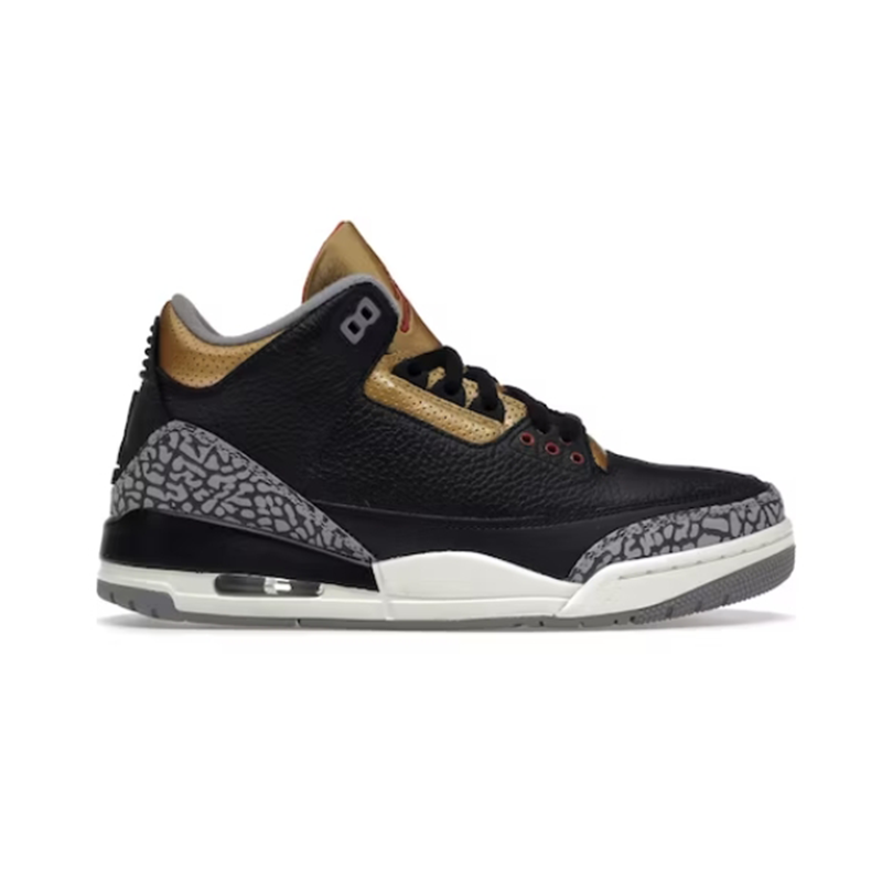 PB 3 Retro Black Cement Gold Casual sneakers www.yupooz.com - 2233852