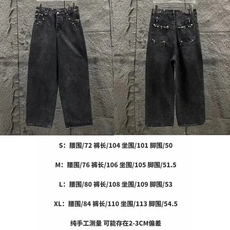 Original Label Pierced Ring Lighter Head Jeans