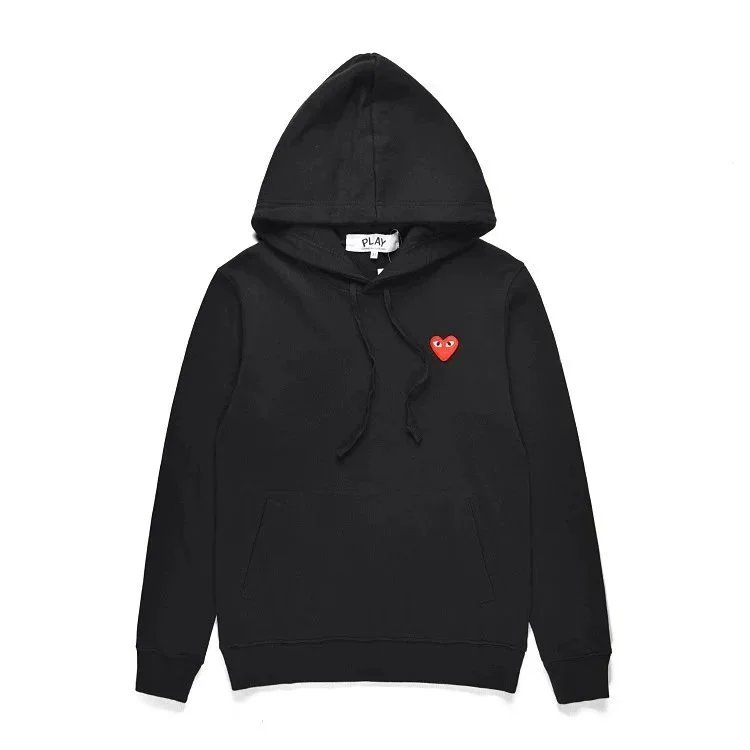 Front Small Red Heart Black