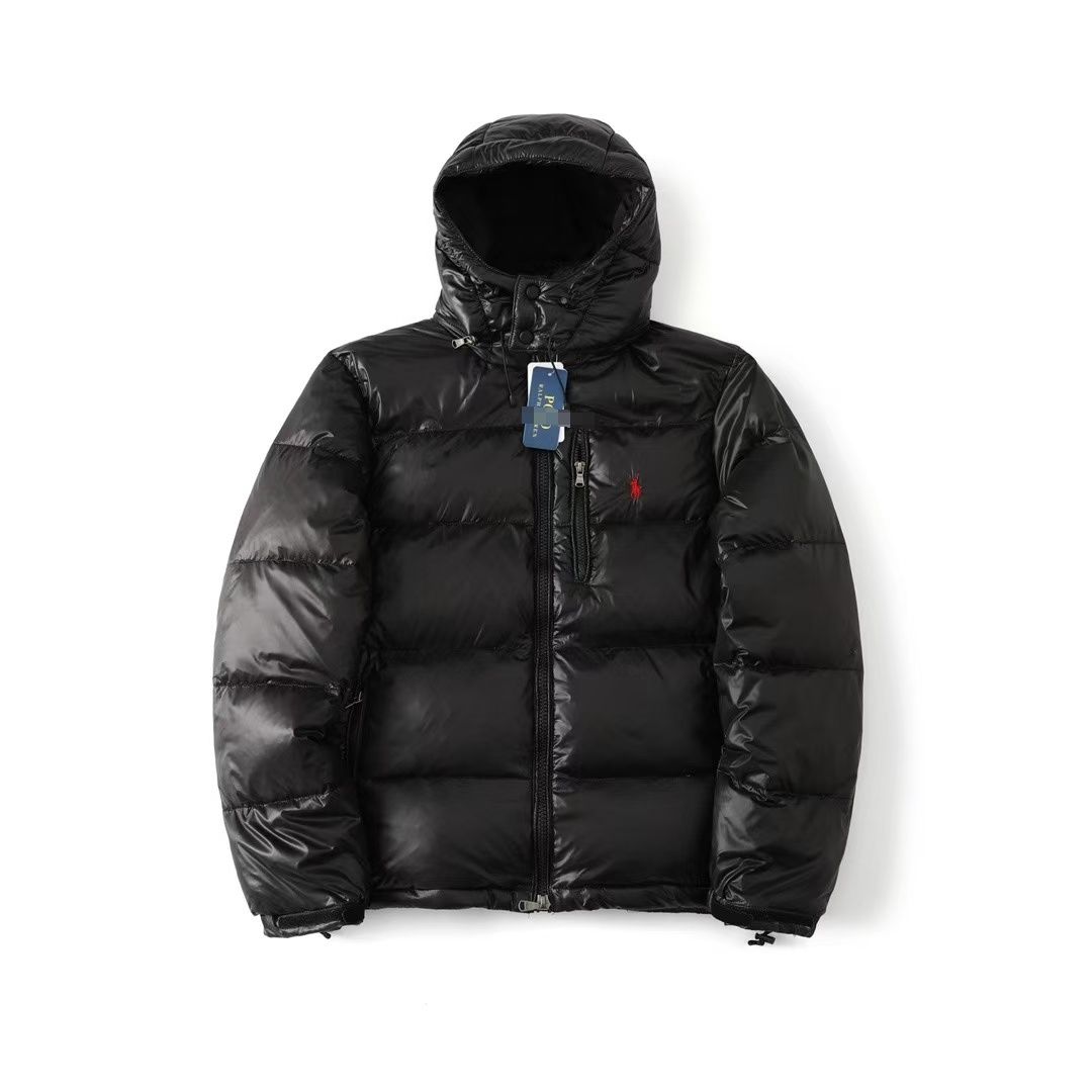 Black glossy red label