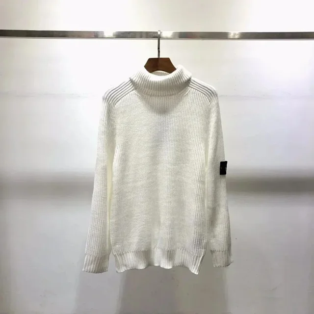 Stone Island Knitwear Compass-badge knit sweater product detail image 4