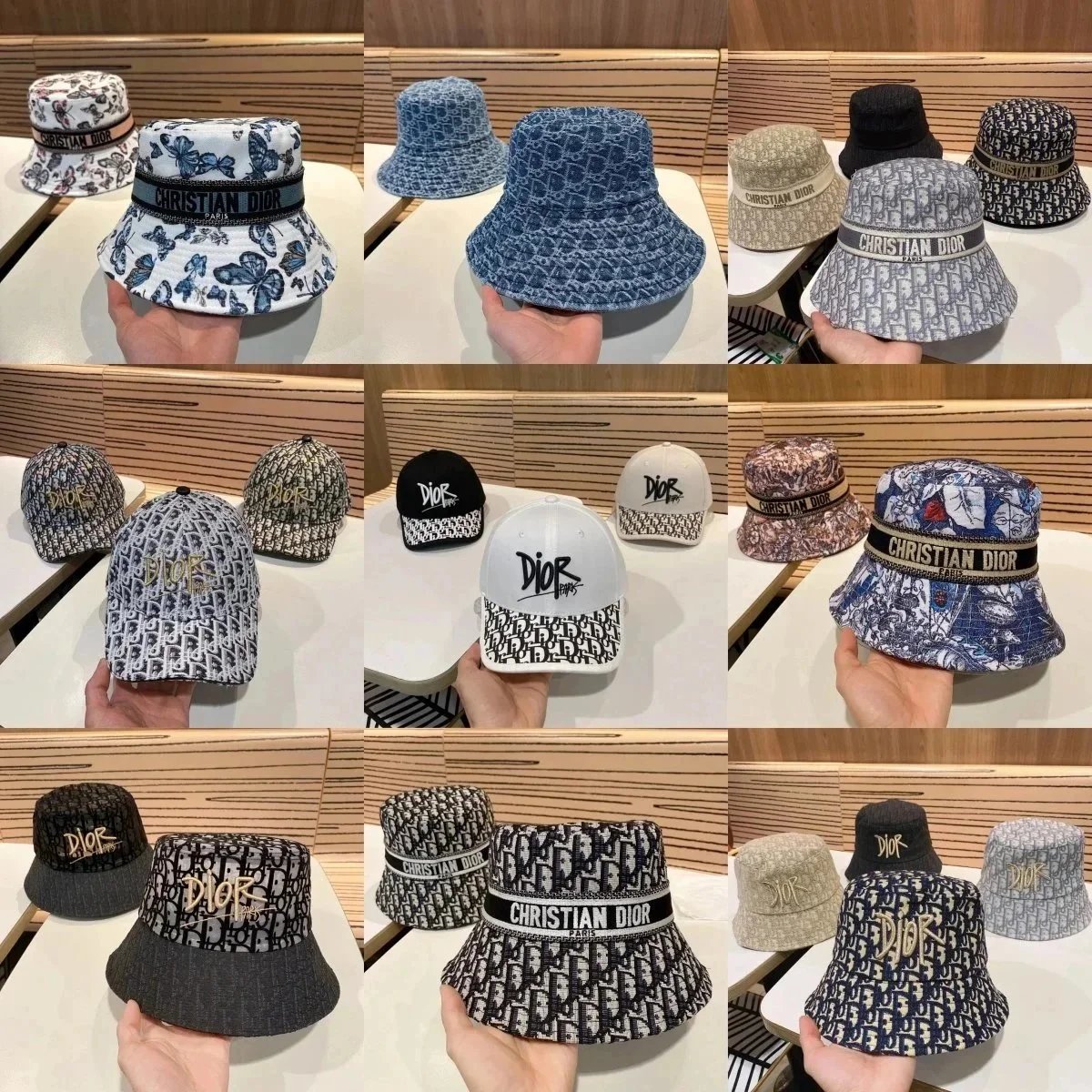 Dior Bucket Hat Mult