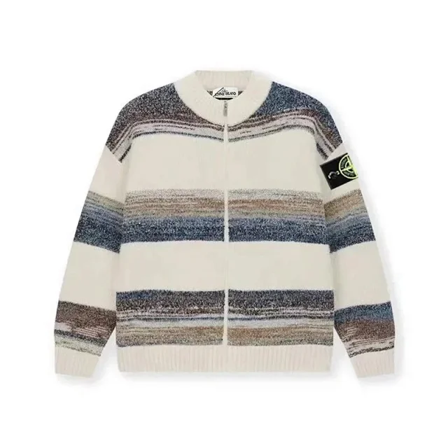 Stone Island Knitwear Compass-badge knit sweater product detail image 7