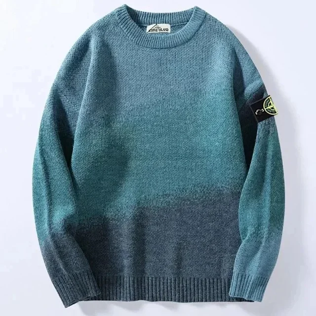 Stone Island Knitwear Compass-badge knit sweater product detail image 2