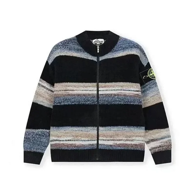 Stone Island Knitwear Compass-badge knit sweater product detail image 6
