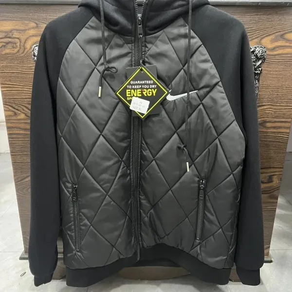 Design BOY London Hooded Bomber Jacket Black Outerwear - 14