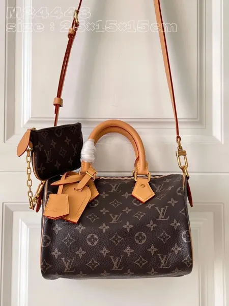 Louis Vuitton Monogram Canvas & Taurillon Leather Backpack Beige / Brown - 4