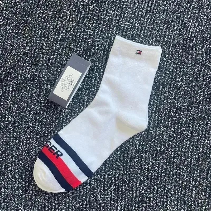 一双一卡包装 宽条白
