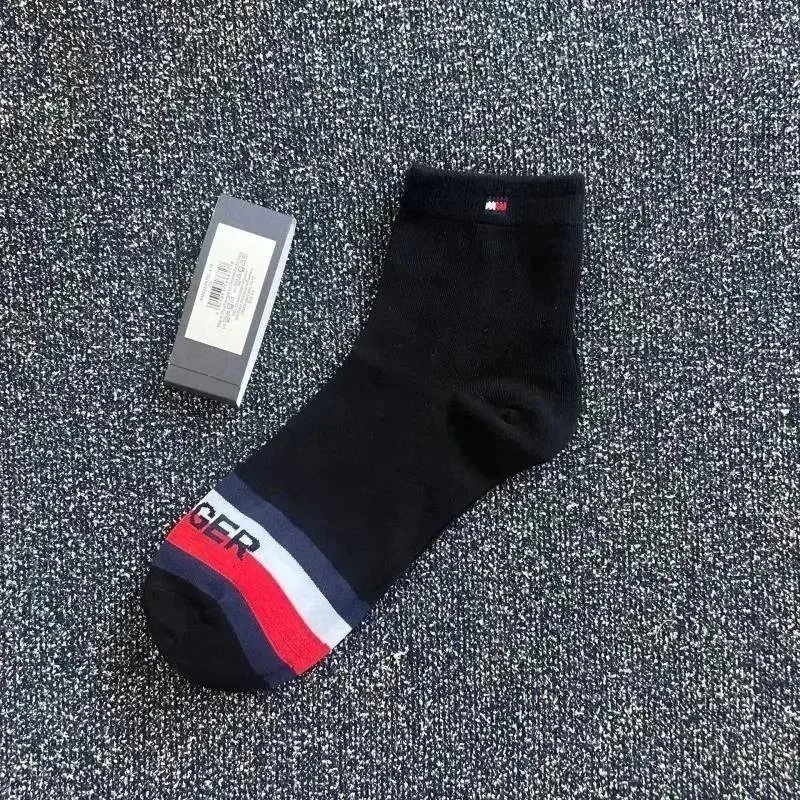一双一卡包装 黑宽条