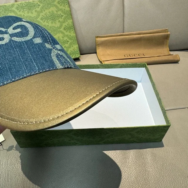 Gucci Hats GG monogram baseball cap product detail image 5