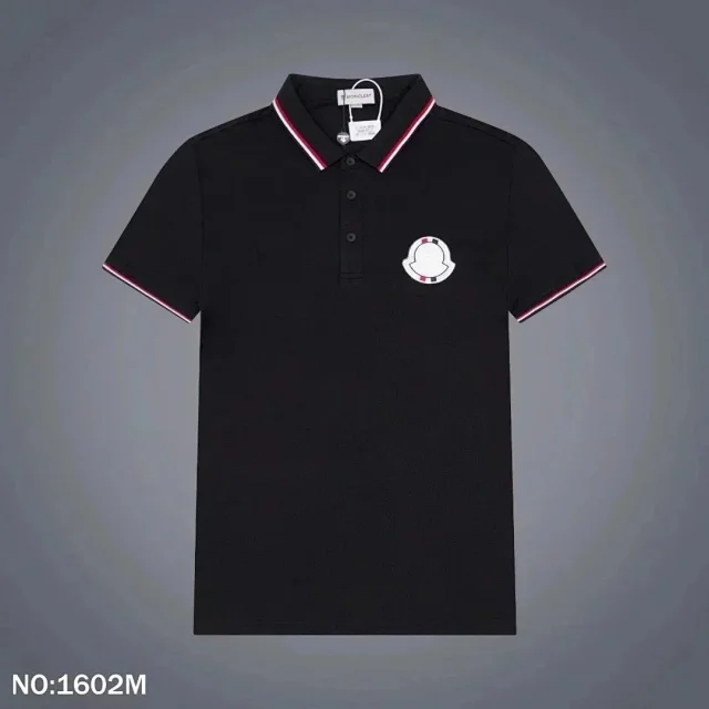 Moncler 1601M, 1602M, 1604M short-sleeve polo shirts product detail image 4