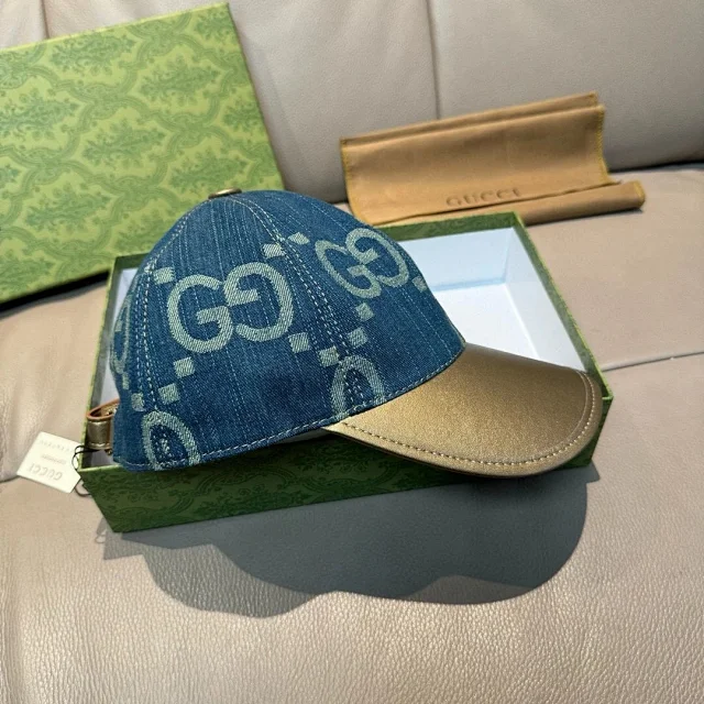 Gucci Hats GG monogram baseball cap product detail image 4
