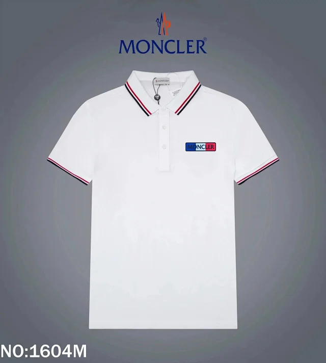 Moncler 1601M, 1602M, 1604M short-sleeve polo shirts product detail image 5