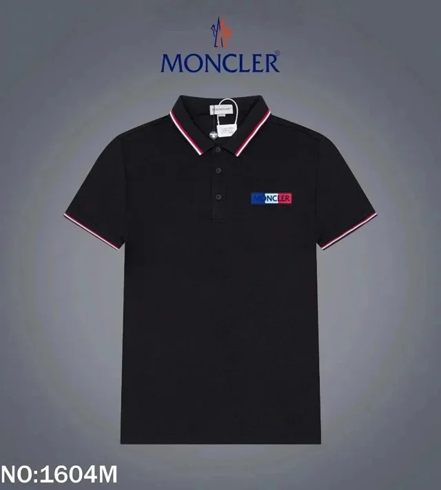 Moncler 1601M, 1602M, 1604M short-sleeve polo shirts product detail image 6