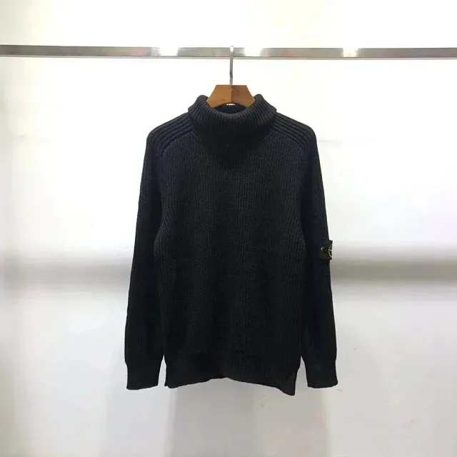 Stone Island Knitwear Compass-badge knit sweater product detail image 5
