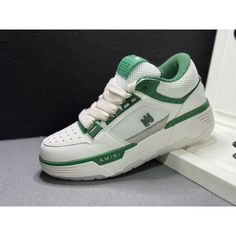 AMIRI Sneakers MA-1 low-top rhinestone — AM white green
