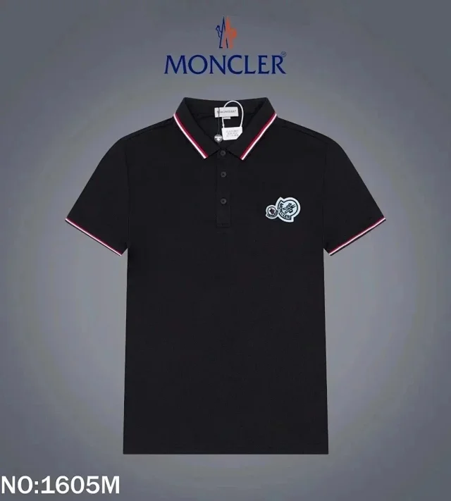 Moncler 1601M, 1602M, 1604M short-sleeve polo shirts product detail image 10
