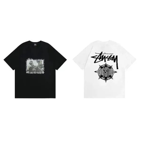 Design 8-Ball Graphic Print White T-Shirt - 8