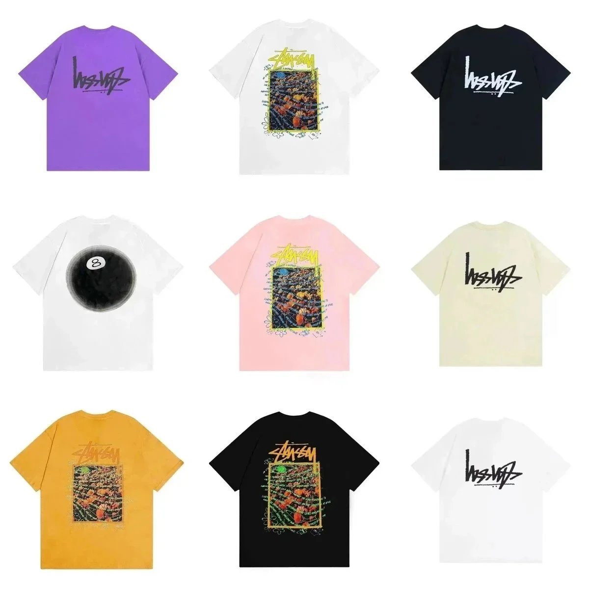 Stussy Logo Print Mu