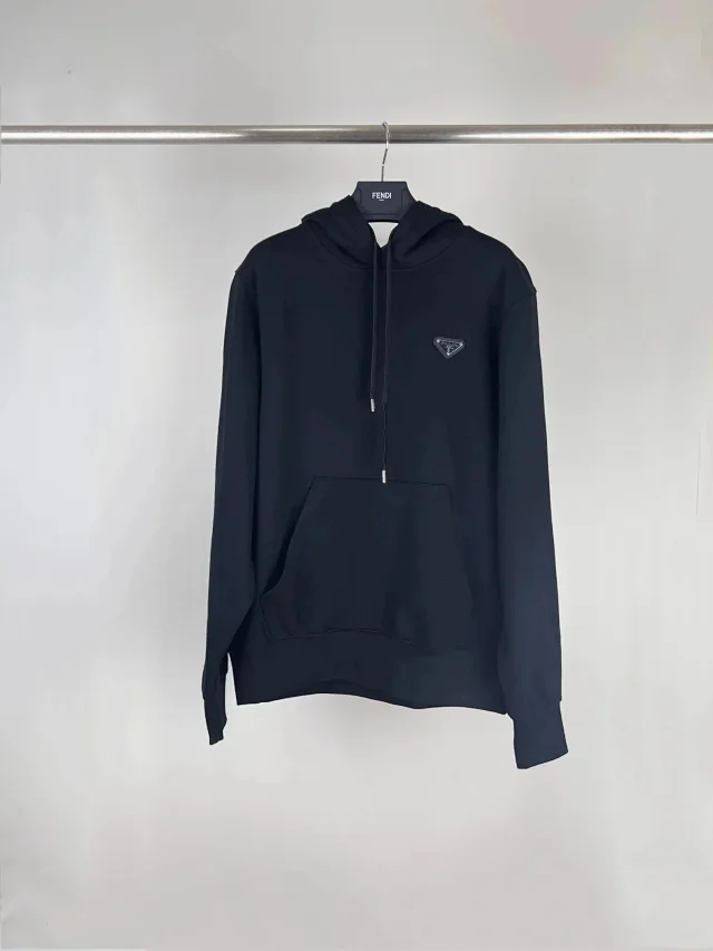 Prada Hoodies & Sweatshirts Triangle Logo Sweatshirt product detail image 3