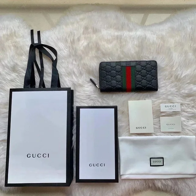 Gucci Wallets & Card Holders Zip-around long wallet with GG monogram and animal motif variants product detail image 7