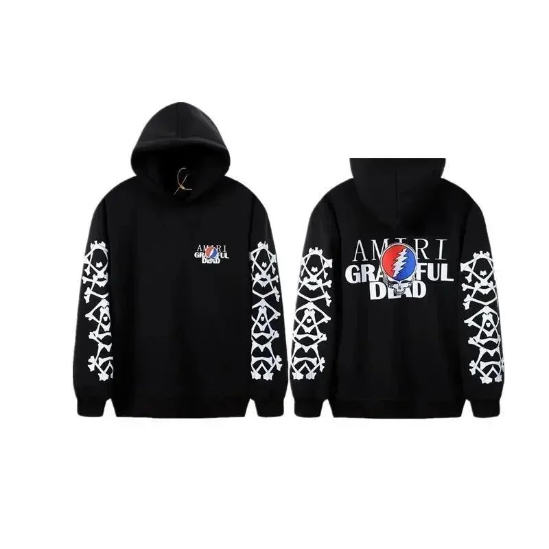 Design Grateful Dead x Unknown Collaborator Hoodie Black Hoodie