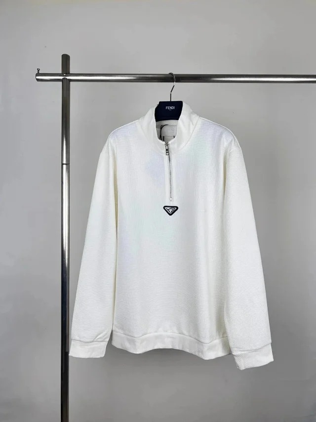 Prada Hoodies & Sweatshirts Triangle Logo Sweatshirt product detail image 5