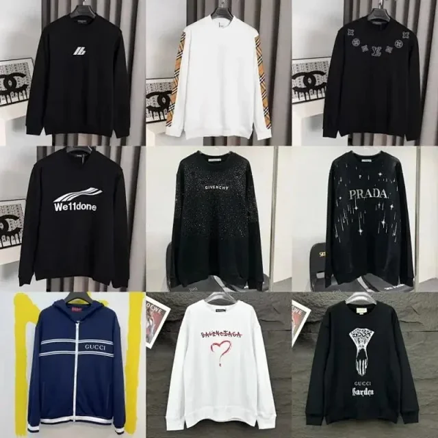 Prada Hoodies & Sweatshirts Triangle Logo Sweatshirt product detail image 1
