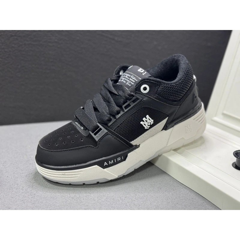AMIRI Sneakers MA-1 low-top rhinestone — AM black and white background