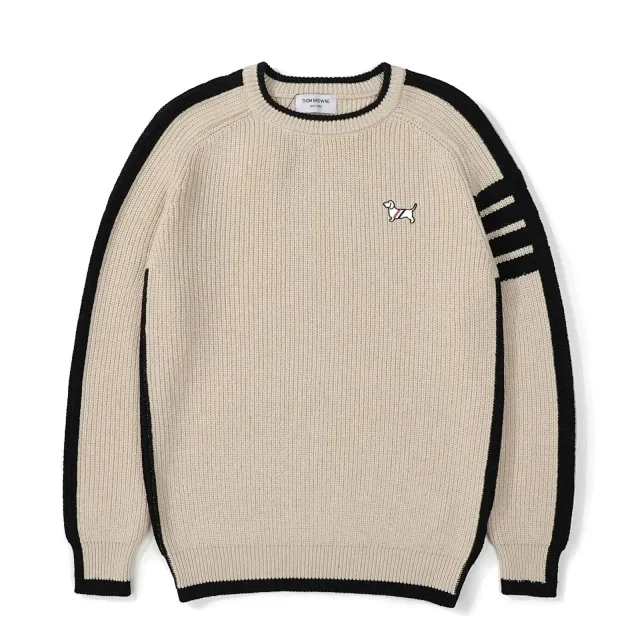 Givenchy Knitwear logo crewneck knit sweater product detail image 6