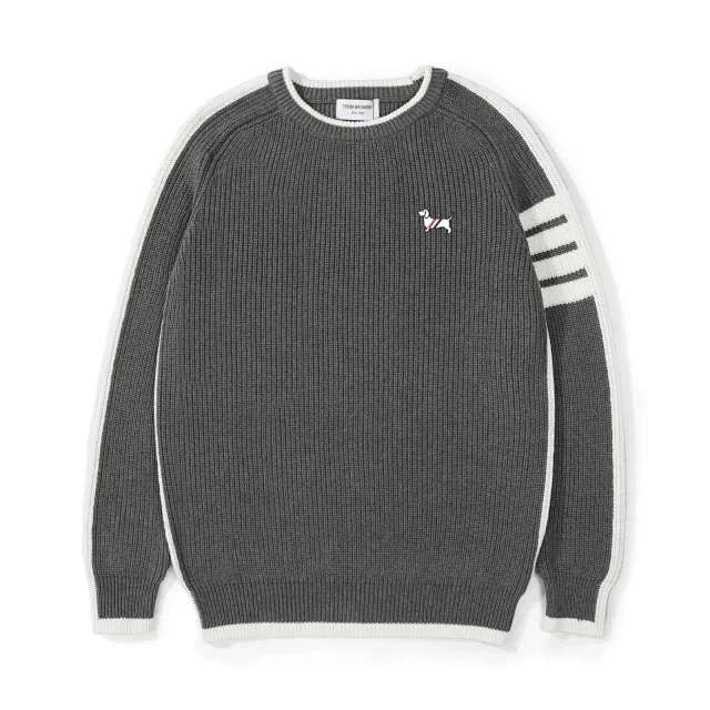 Givenchy Knitwear logo crewneck knit sweater product detail image 8