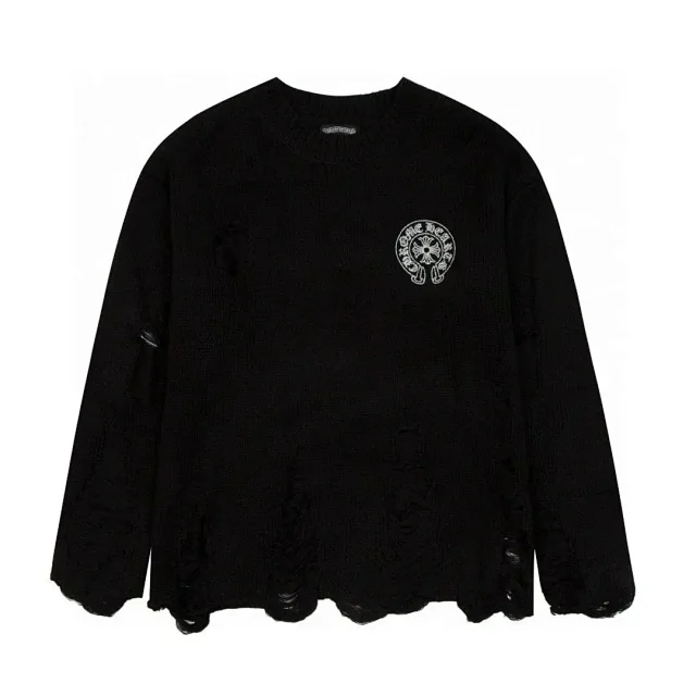 Givenchy Knitwear logo crewneck knit sweater product detail image 11