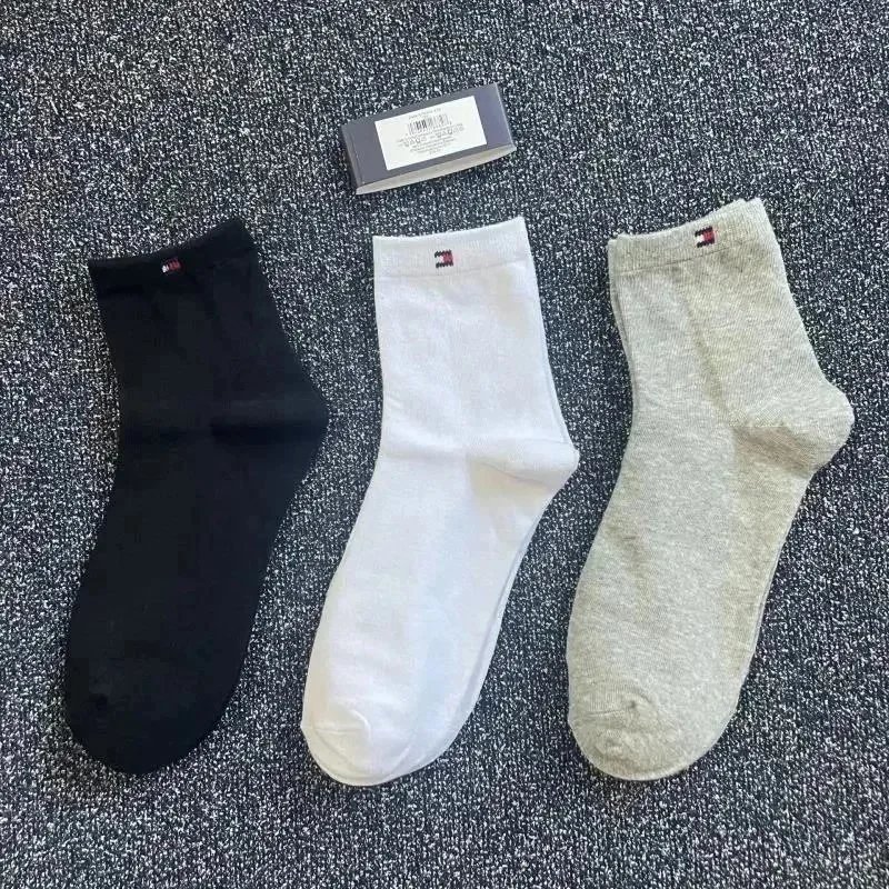 Tommy Hilfiger Classic Logo Ankle Socks Black - 3