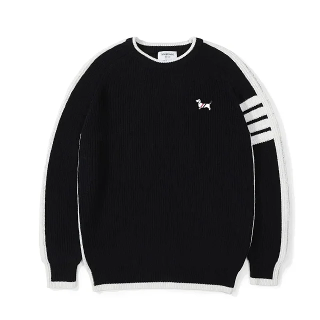 Givenchy Knitwear logo crewneck knit sweater product detail image 7