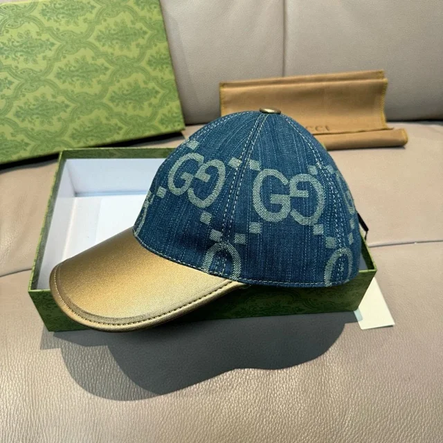 Gucci Hats GG monogram baseball cap product detail image 3