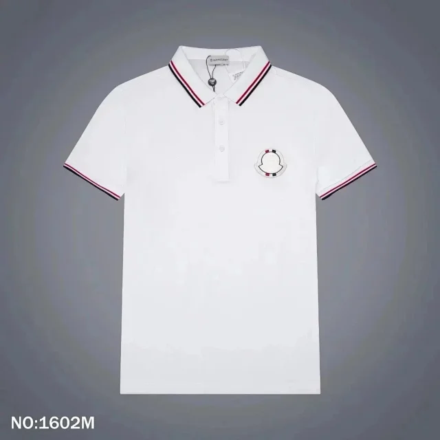 Moncler 1601M, 1602M, 1604M short-sleeve polo shirts product detail image 3