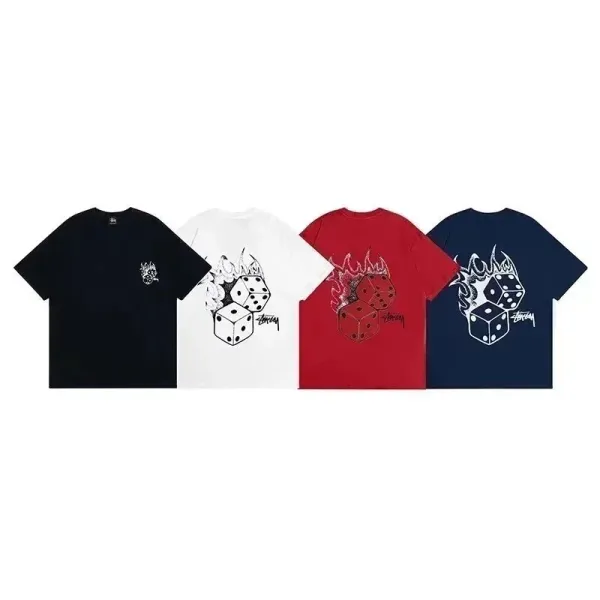 Design 8-Ball Graphic Print White T-Shirt - 5