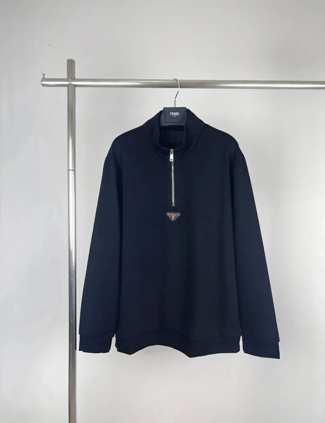 Prada Hoodies & Sweatshirts Triangle Logo Sweatshirt product detail image 4