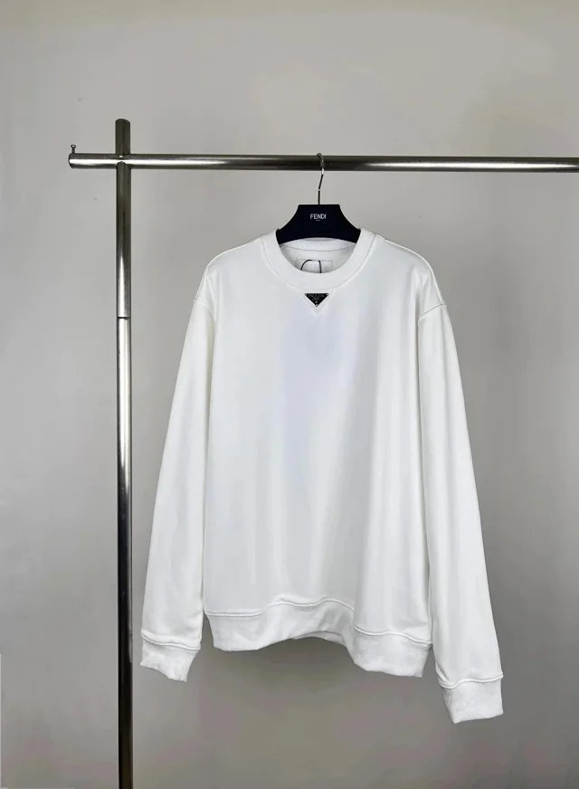 Prada Hoodies & Sweatshirts Triangle Logo Sweatshirt product detail image 10