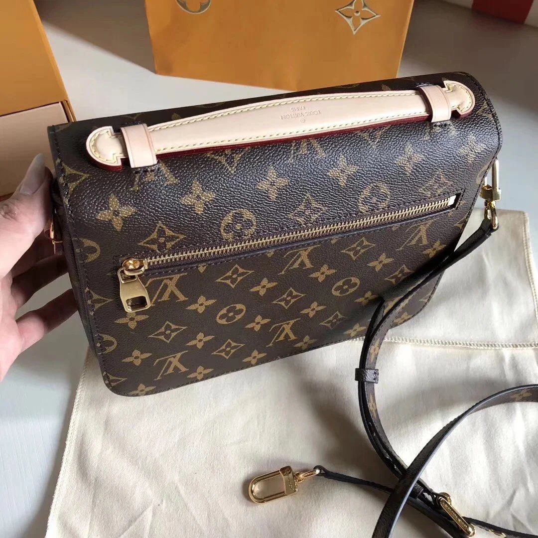 现货经典老花邮差包Metis单肩手提斜挎女包M40780 4