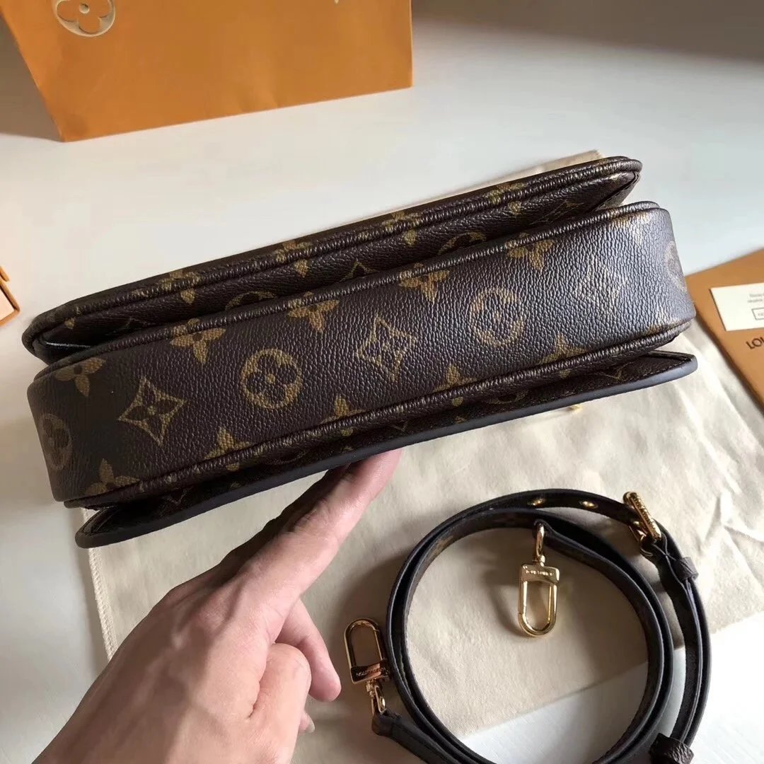 现货经典老花邮差包Metis单肩手提斜挎女包M40780 12