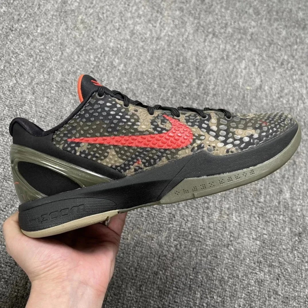 Kobe 6 Black and Red Camouflage FQ3546-001