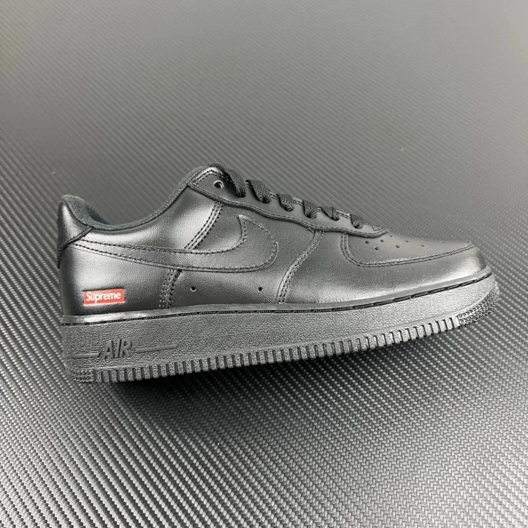 [G Version] AF1 Black-Red Supreme Collaboration CU9225-001