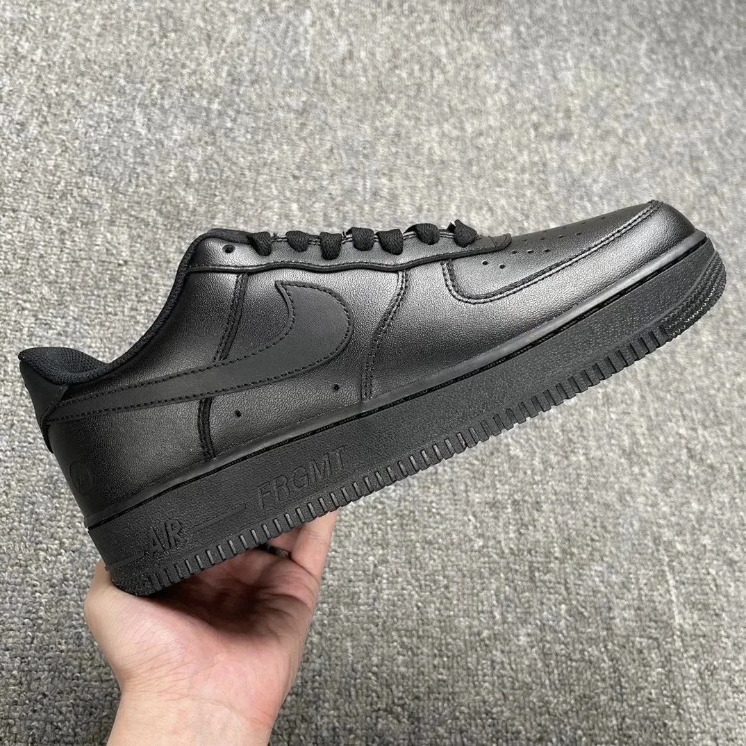 [G Version] AF1 Fragment Design Collaboration Pure Black