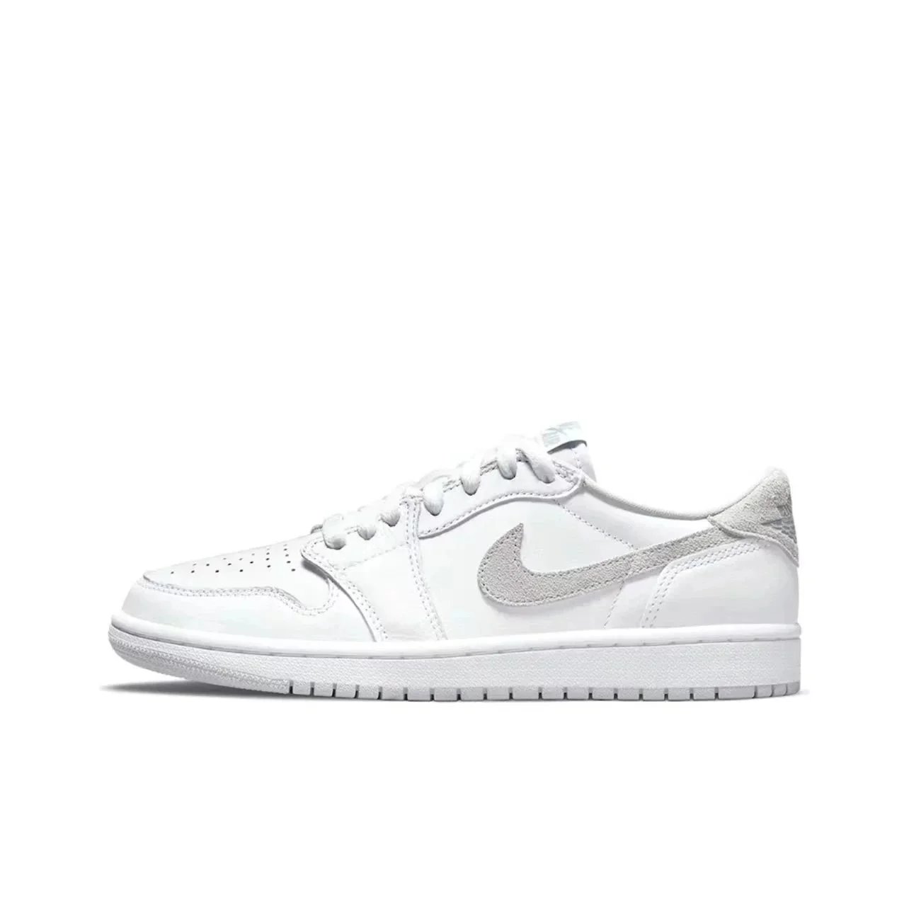 AJ1 low cut white gray CZ0790-100