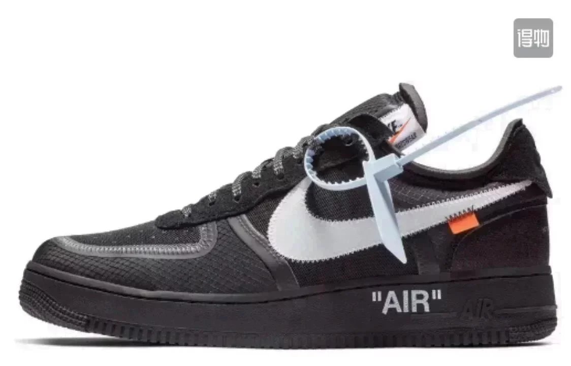 Nike Air Force 1 Off-White Mesh Black AO4606-001