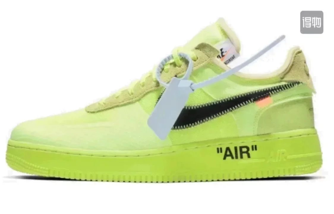 Nike Air Force 1 Off-White Mesh Volt Green AO4606-700