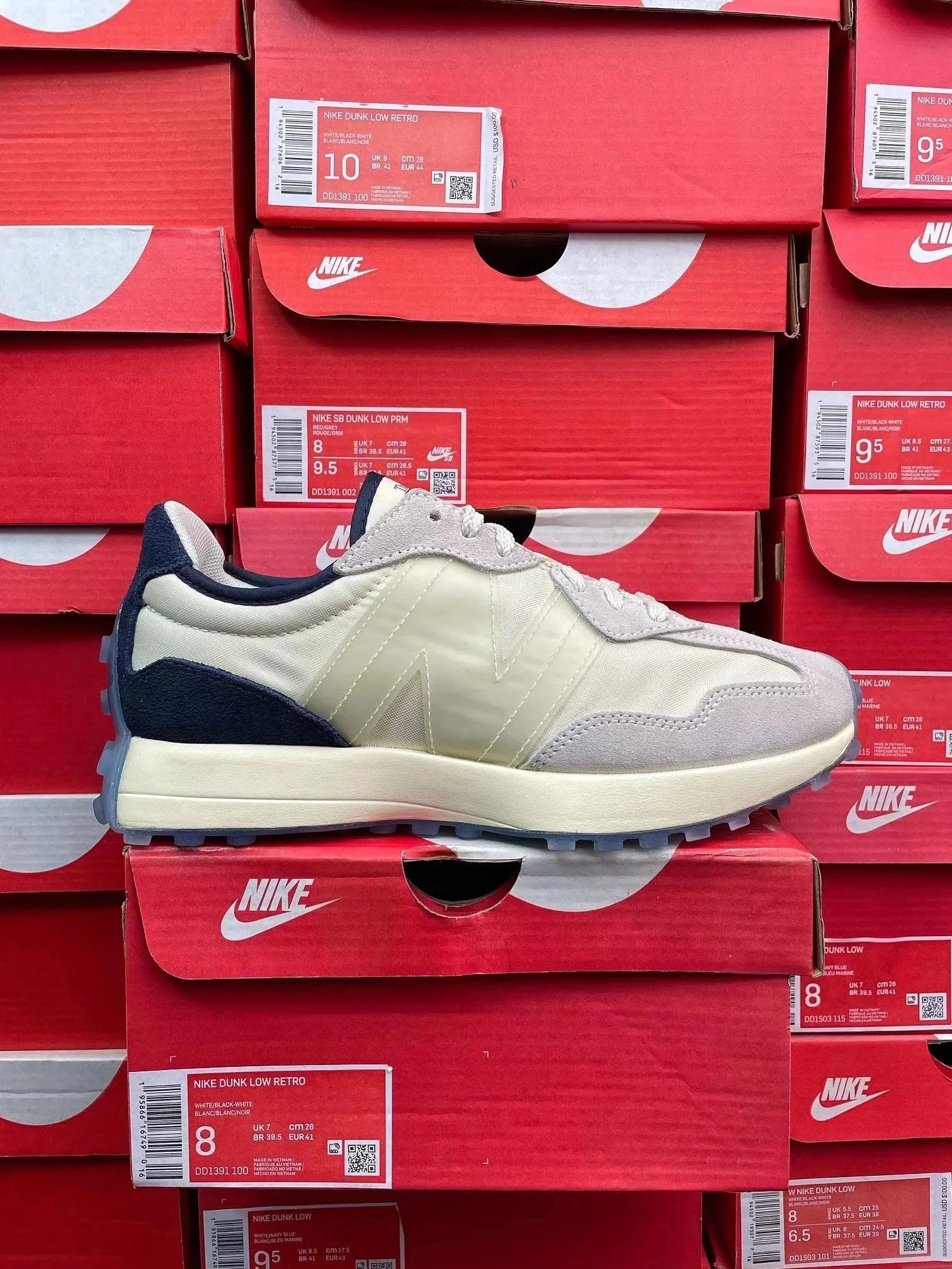 New Balance 327AAC Beige Blue